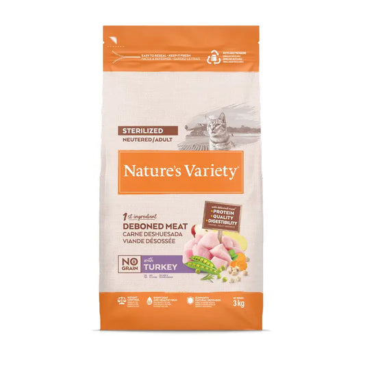 Nature'S Variety Krmivo pre mačky, s morkou, prírodné, 3 kg