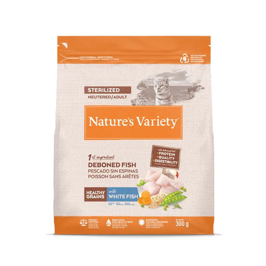 Nature'S Variety Krmivo pre mačky, s bielou rybou, prírodné, 300 g