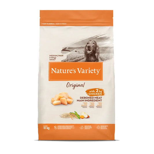Nature'S Variety Krmivo pre psov, stredné, s kuracím mäsom, prírodné, 10 kg