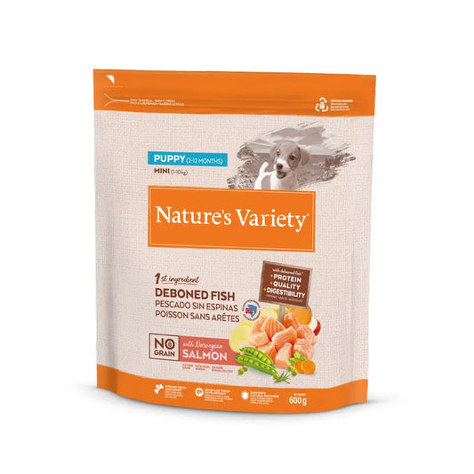 Nature'S Variety Krmivo pre psov, Mini, s atlantickým lososom, prírodné, 600 g