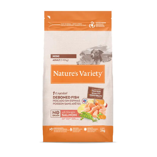 Nature'S Variety Krmivo pre psov, Mini, s lososom, prírodné, 3 kg