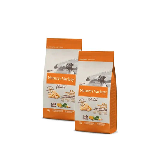 Nature's Variety Selected Adult Mini – kuracie mäso z voľného chovu – krmivo pre psov 7 kg, balenie po 2 ks