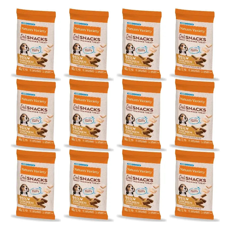 Nature'S Variety – pamlsky pre šteniatka, s kuracím mäsom, prírodné, 12 x 50 g