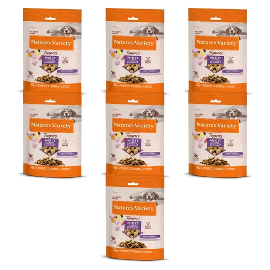 Nature'S Variety Toppers – lyofilizované pamlsky pre psov s morkou, prírodné, 7 x 40 g