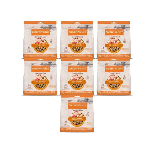 Nature'S Variety Toppers – lyofilizované doplnky pre dospelých psov plemien mini, s kuracím mäsom, prírodné, 7 x 120 g