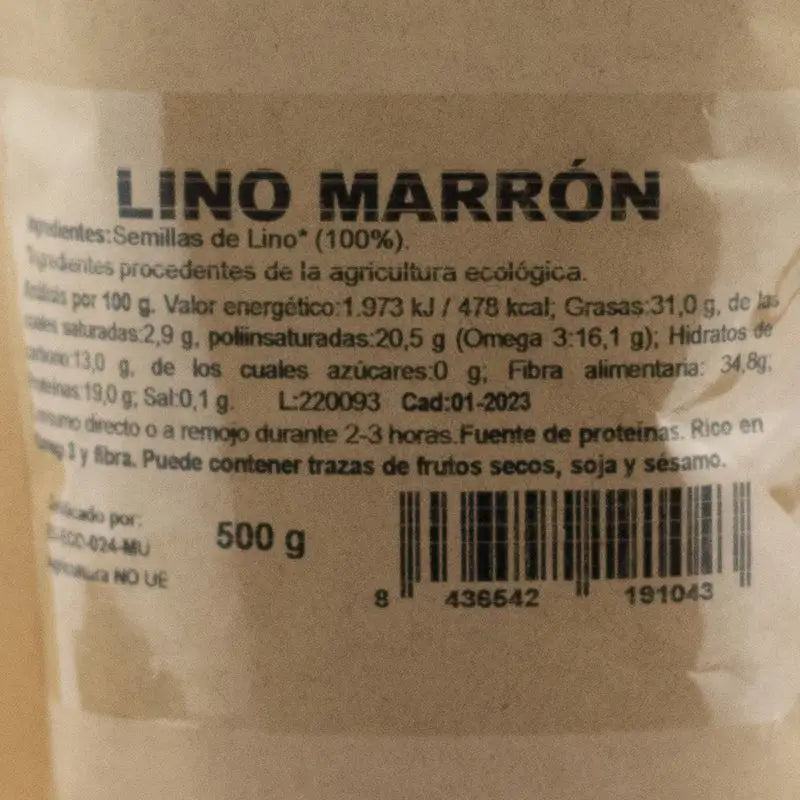 Naturgreen Hnedé bio ľanové semienka, 500 g