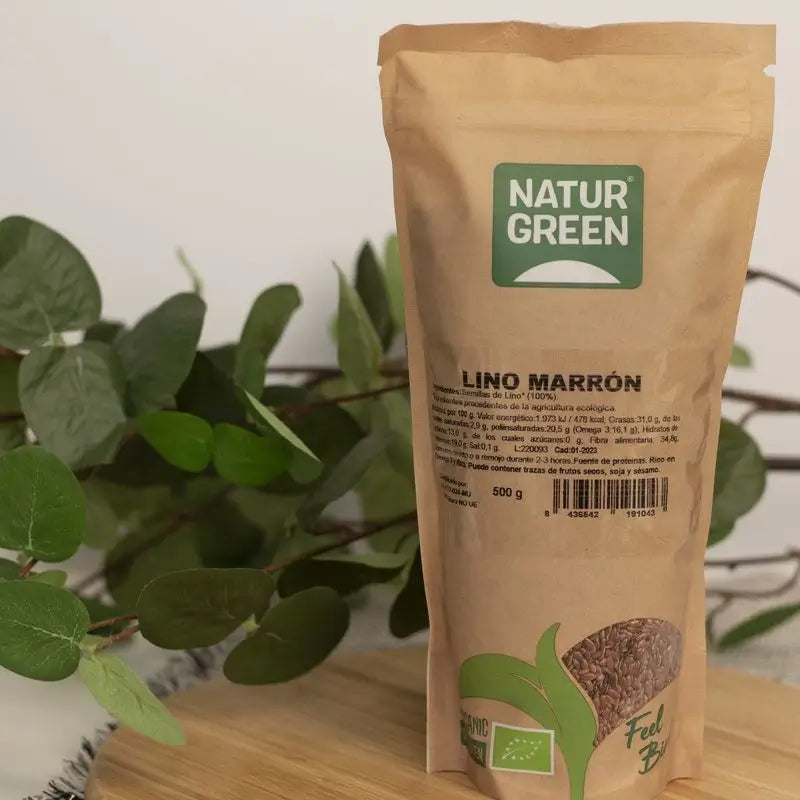 Naturgreen Hnedé bio ľanové semienka, 500 g