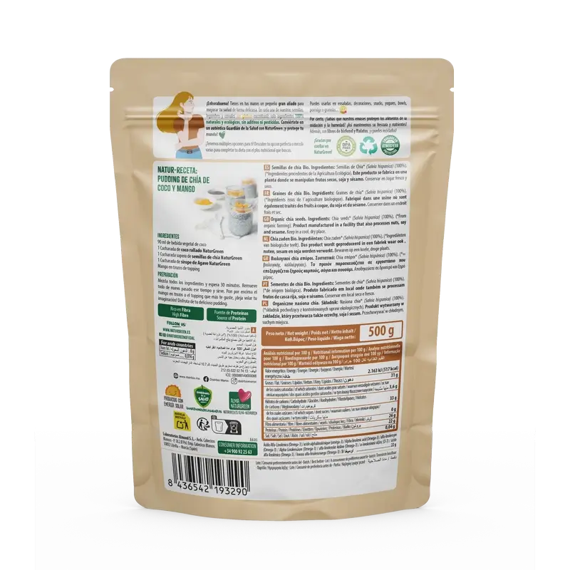 NaturGreen Chia semienka 500 g