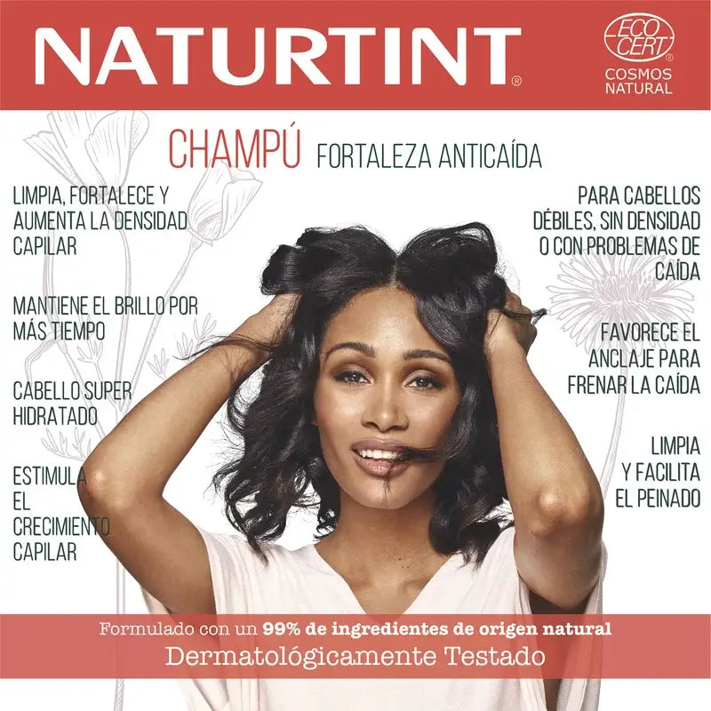 Naturtint Šampón Fortaleza proti vypadávaniu vlasov, prírodný, 330 ml