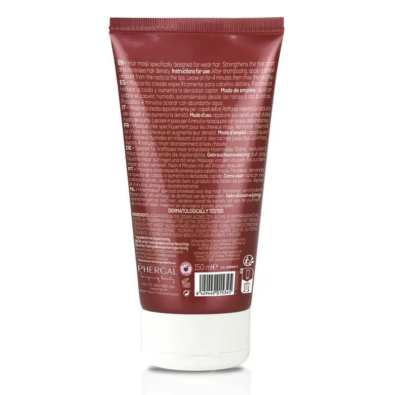 Naturtint Maska na posilnenie vlasov proti vypadávaniu, prírodná, 150 ml