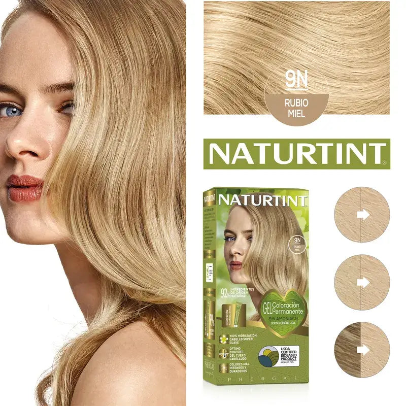Naturtint Trvalá farba na vlasy bez amoniaku 9N – medovo blond