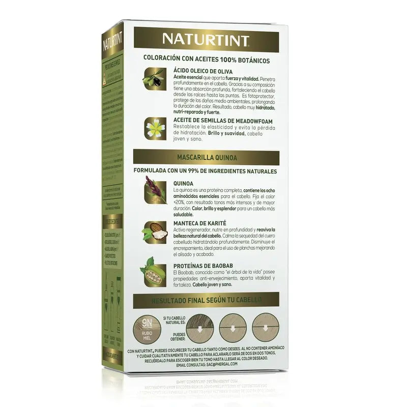 Naturtint Trvalá farba na vlasy bez amoniaku 9N – medovo blond