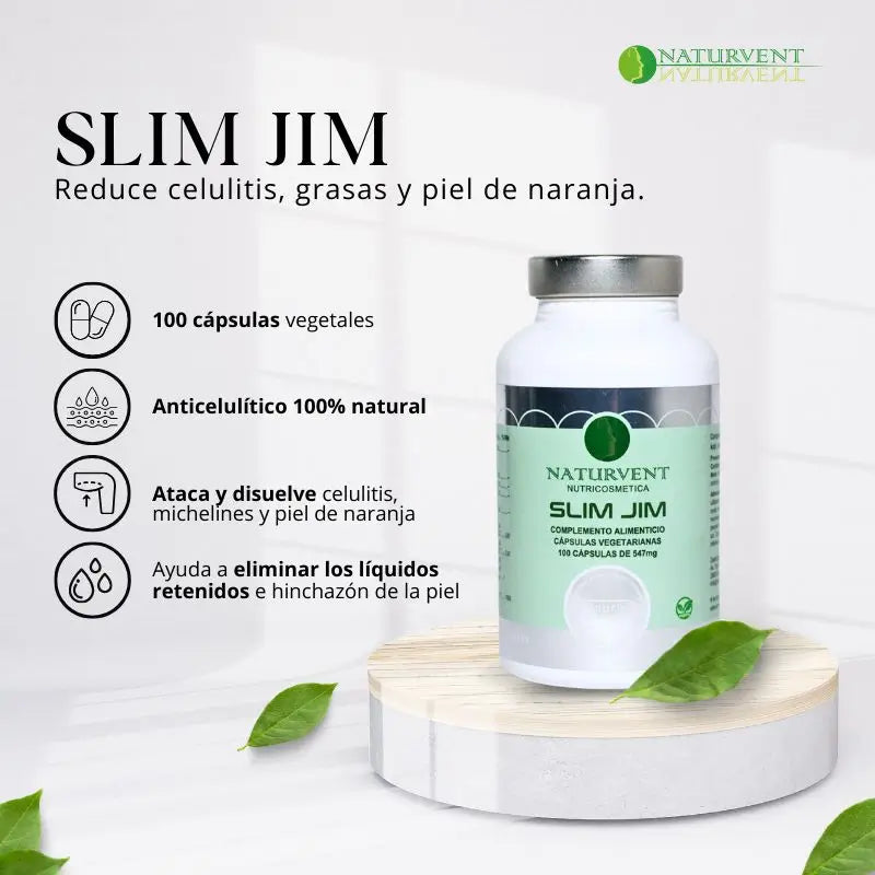 Naturvent Anticelulitídny Slim Jim, 100 kapsúl