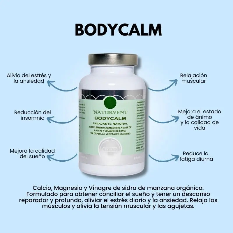 Naturvent Uvoľňujúci Bodycalm, 120 kapsúl
