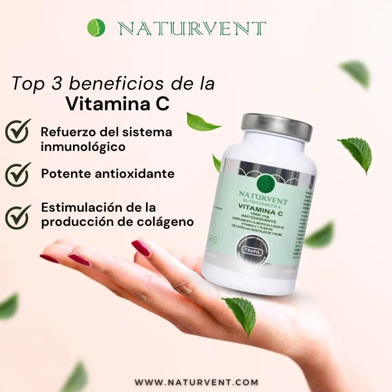 Naturvent Vitamíny Vitamín C, 120 kapsúl