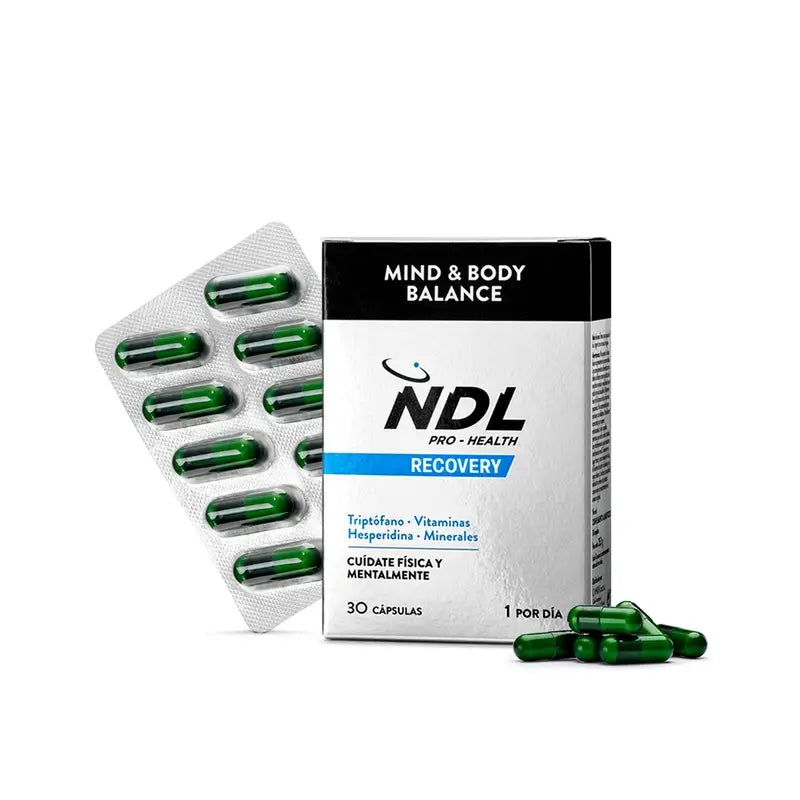 NDL Pro-Health Mind & Body Balance, tryptofán s horčíkom a vitamínom B6, 30 kapsúl