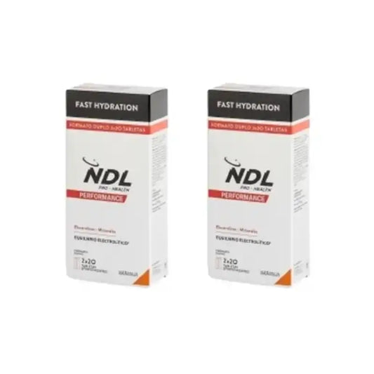 Ndl Pro-Health Ndl Pro-Health Rýchla hydratácia Šumivé tablety s príchuťou pomaranča, balenie 4, 80 tabliet 