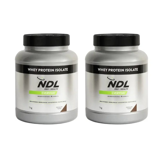 Ndl Pro-Health Whey Protein Isolate – izolovaný proteín, príchuť Chocolate Fusion, 2 × 1 kg