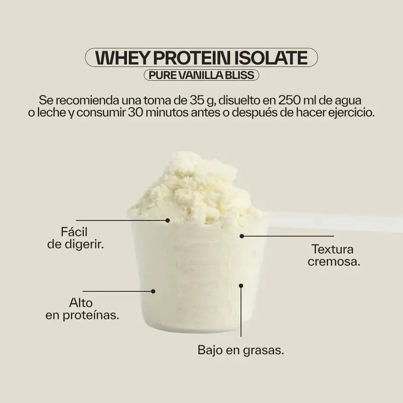 Ndl Pro-Health Whey Protein Isolate – izolovaný proteín, Pure Vanilla Bliss, 500 g