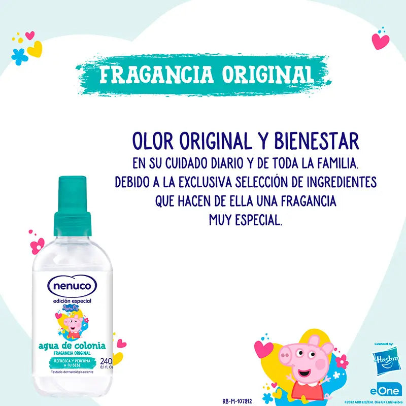 Nenuco Kolínska voda Peppa Pig, 240 ml + pohárik ako darček