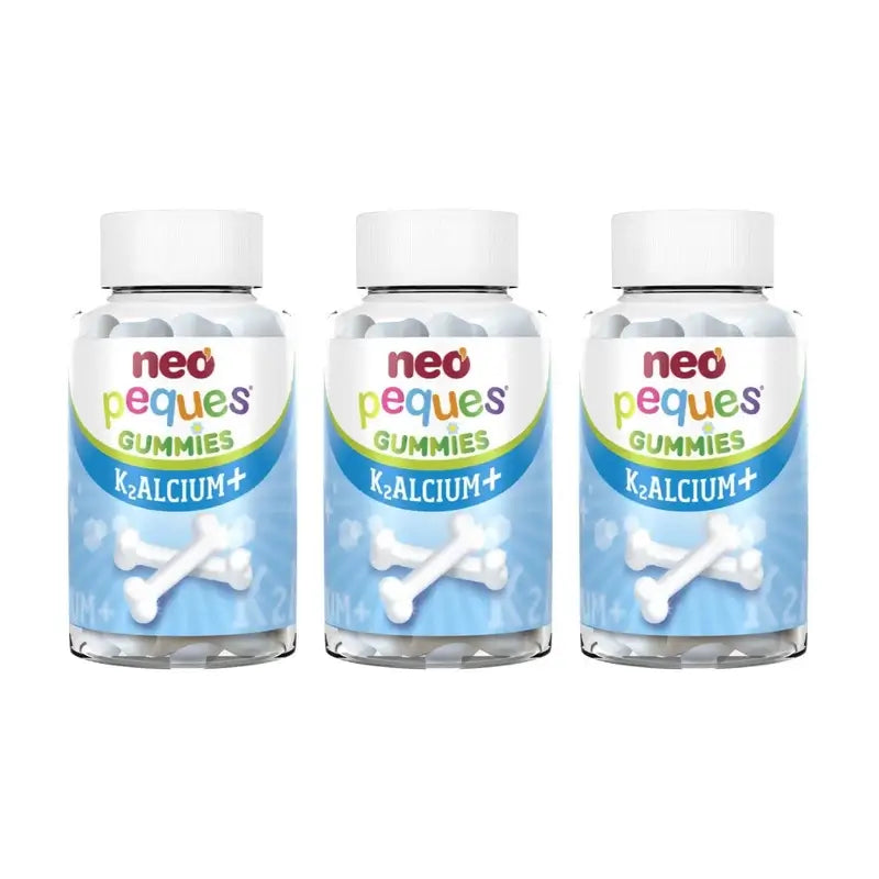 Neo Peques Gummies Kalcium, balenie 3 x 30 gumených cukríkov