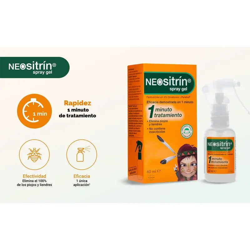 NEOsitrín® Tekutý gélový sprej proti všiam 100 ml