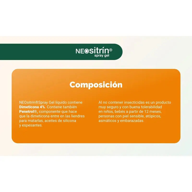 NEOsitrín® Tekutý gélový sprej proti všiam 100 ml