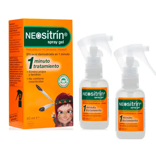 NEOsitrín® tekutý gélový sprej proti všiam, balenie 2 x 60 ml