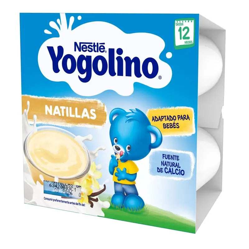 Nestlé Yogolino Dezerty – vanilkový krém, 4 x 100 g