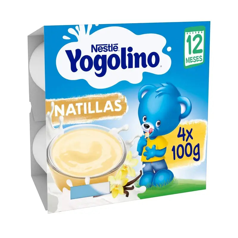 Nestlé Yogolino Dezerty – vanilkový krém, 4 x 100 g
