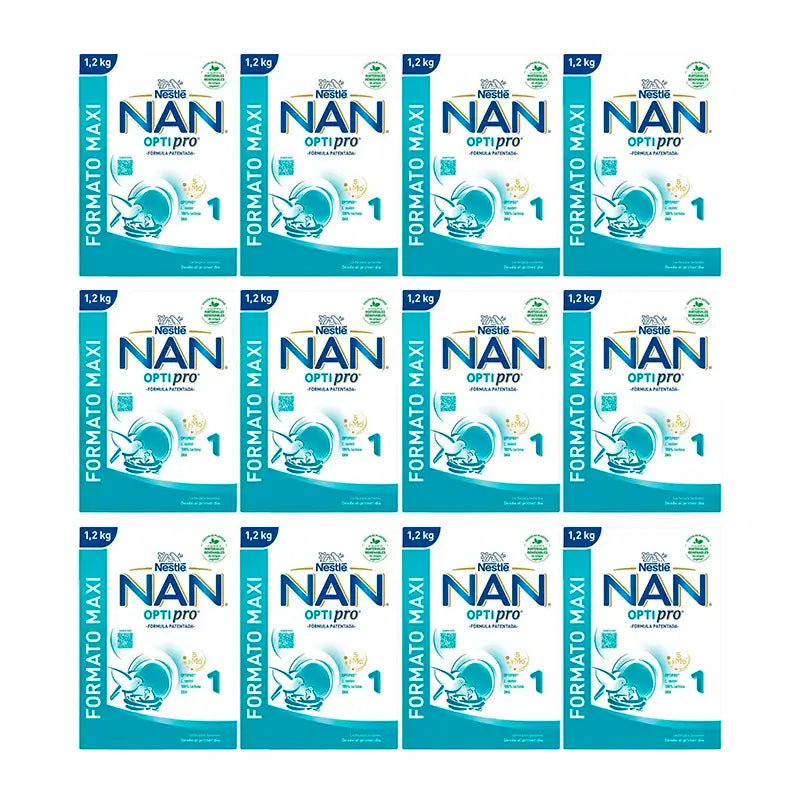 Nestlé Nan Optipro 1 Starter Milk, 12X1200 g