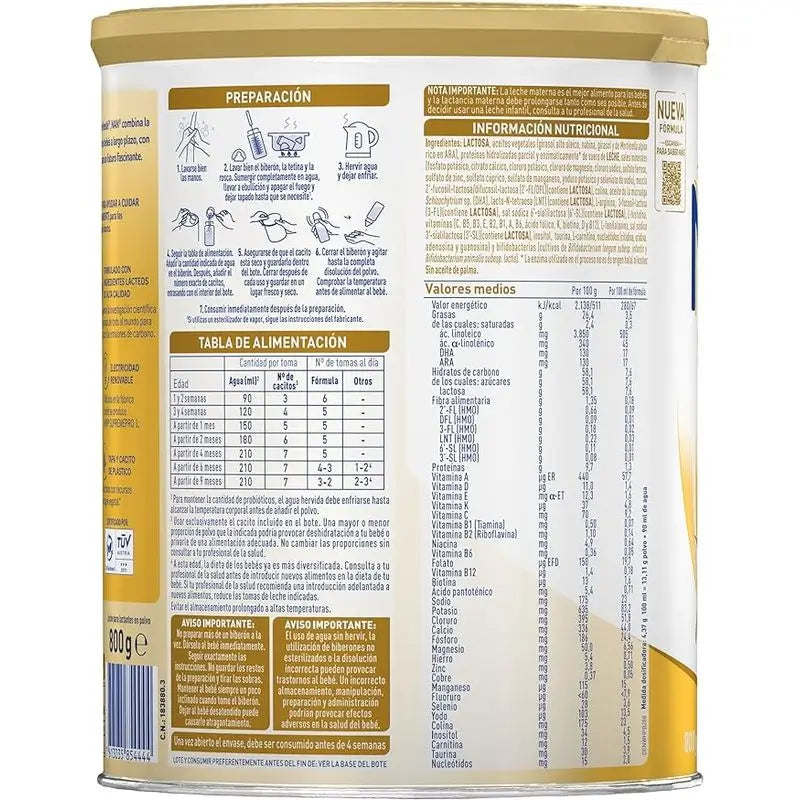 Nestlé Nan Supreme Pro 1 Začiatočné mlieko, 2×800 g
