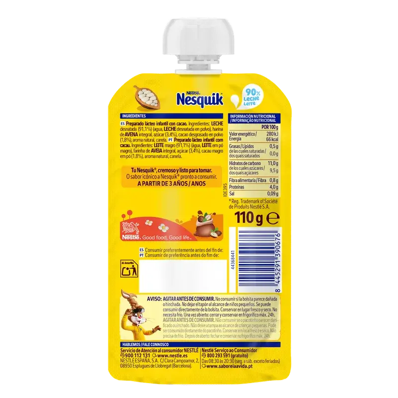 Nestlé Nesquik Kakao, balenie, 16 x 110 g