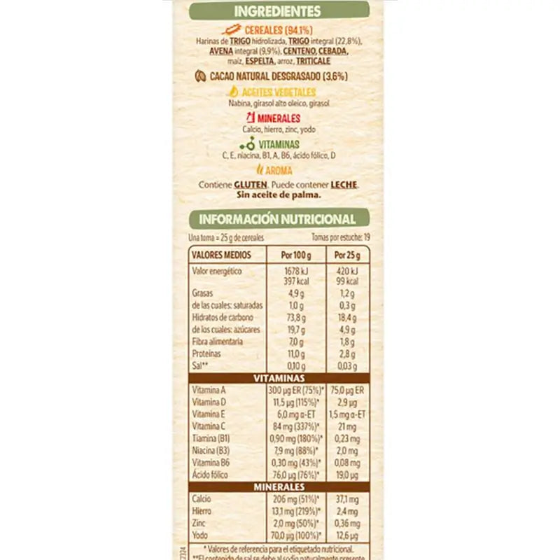 Nestlé, balenie 6 detských kaší z 8 druhov obilnín s kakaom, 475 g