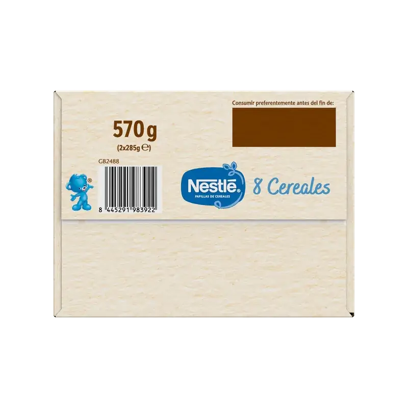 Nestlé Kaša z 8 druhov obilnín 0 %, 570 g
