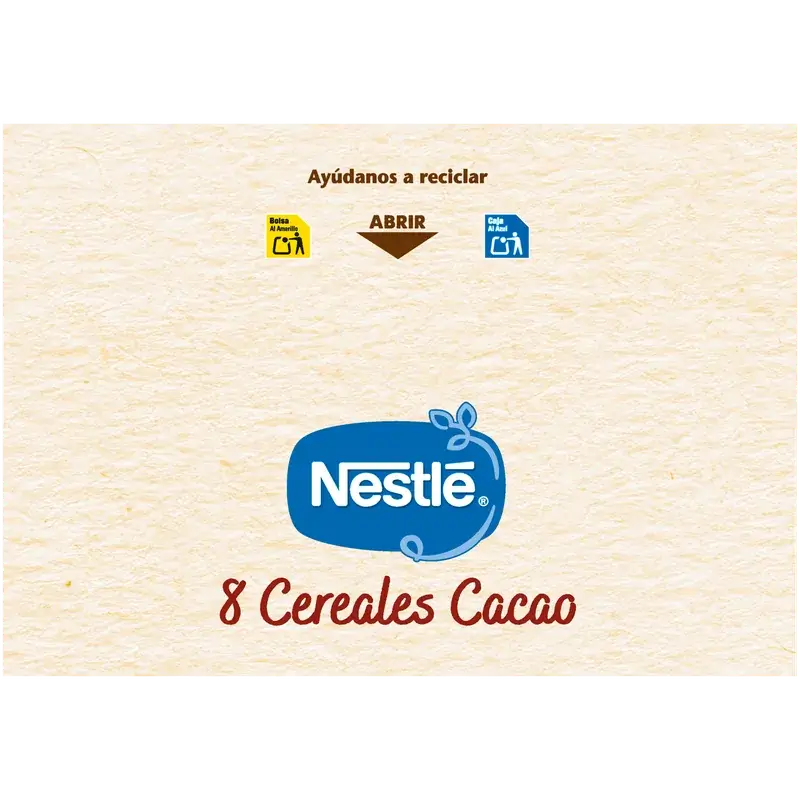 Nestlé detská kaša s 8 druhmi obilnín, 0 % kakaa, 330 g