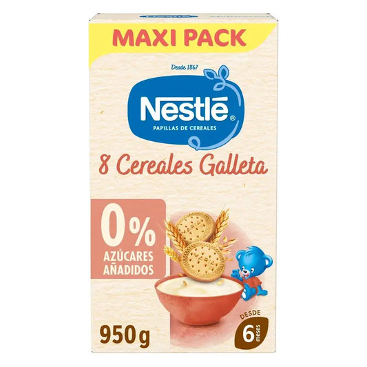 NESTLÉ Detská kaša z 8 druhov obilnín s sušienkou María 950 g