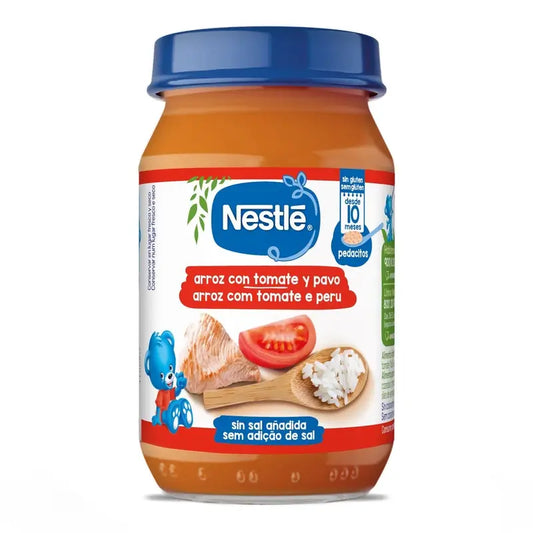 Nestlé – ryžová kaša s paradajkami a morčacím mäsom, 190 g
