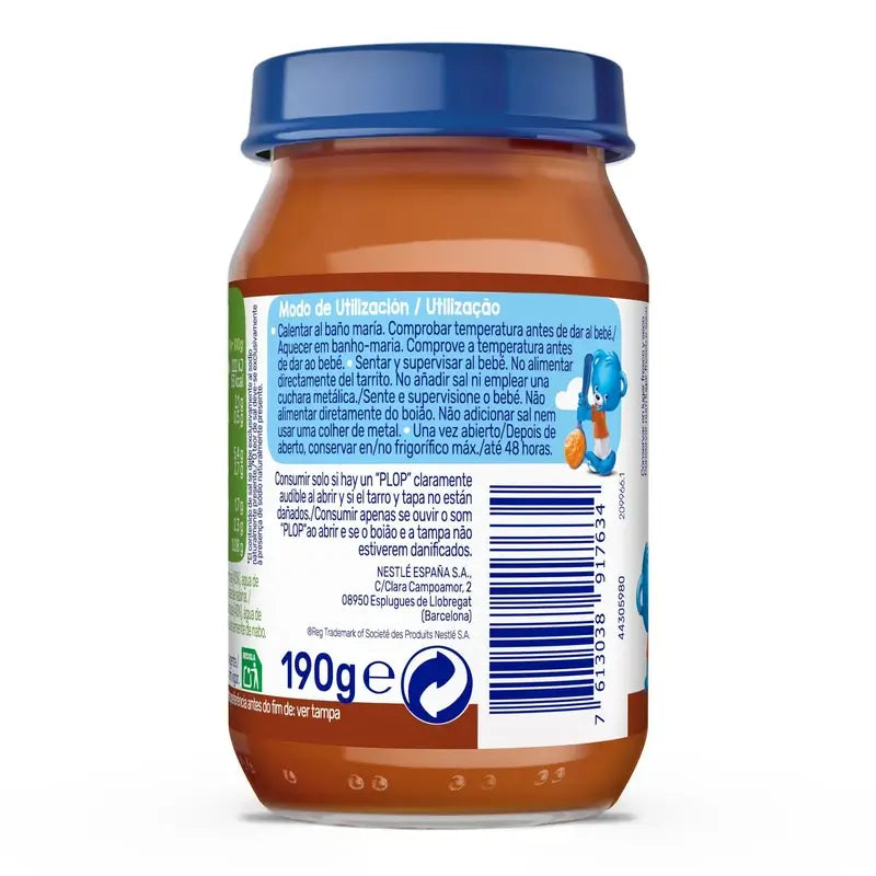 Nestlé – slané detské jedlá „Jardinera“ s hovädzím mäsom, 190 g