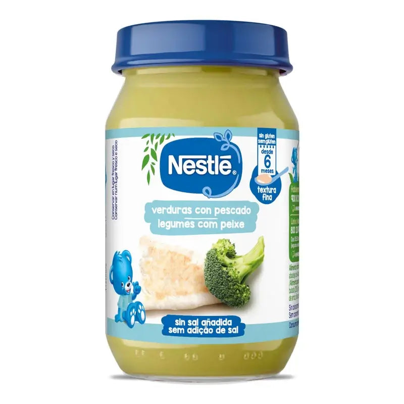 Nestlé – zeleninové pyré so rybou, 190 g