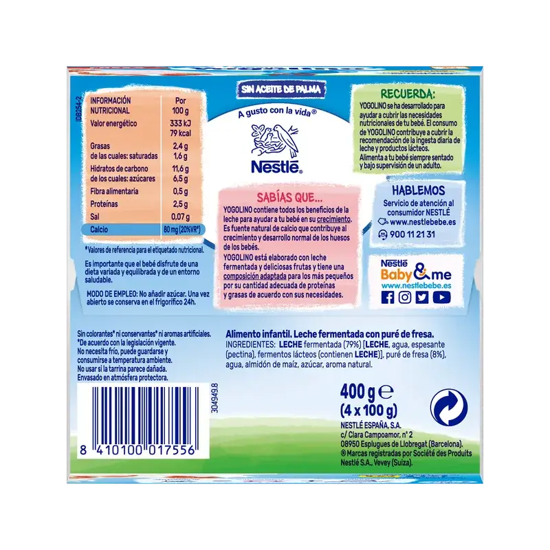 Yogolino Jahoda, 4 x 100 g