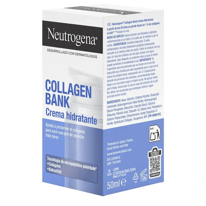 Neutrogena Collagen Bank Hydratačný krém na tvár, 50 ml
