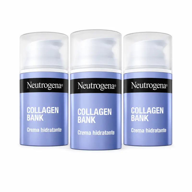 Neutrogena Collagen Bank Hydratačný krém na tvár, balenie 3 x 50 ml