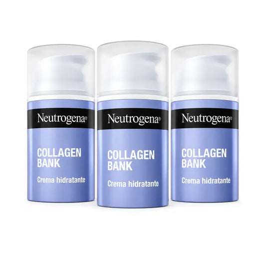 Neutrogena Collagen Bank Hydratačný krém na tvár, balenie 3 x 50 ml