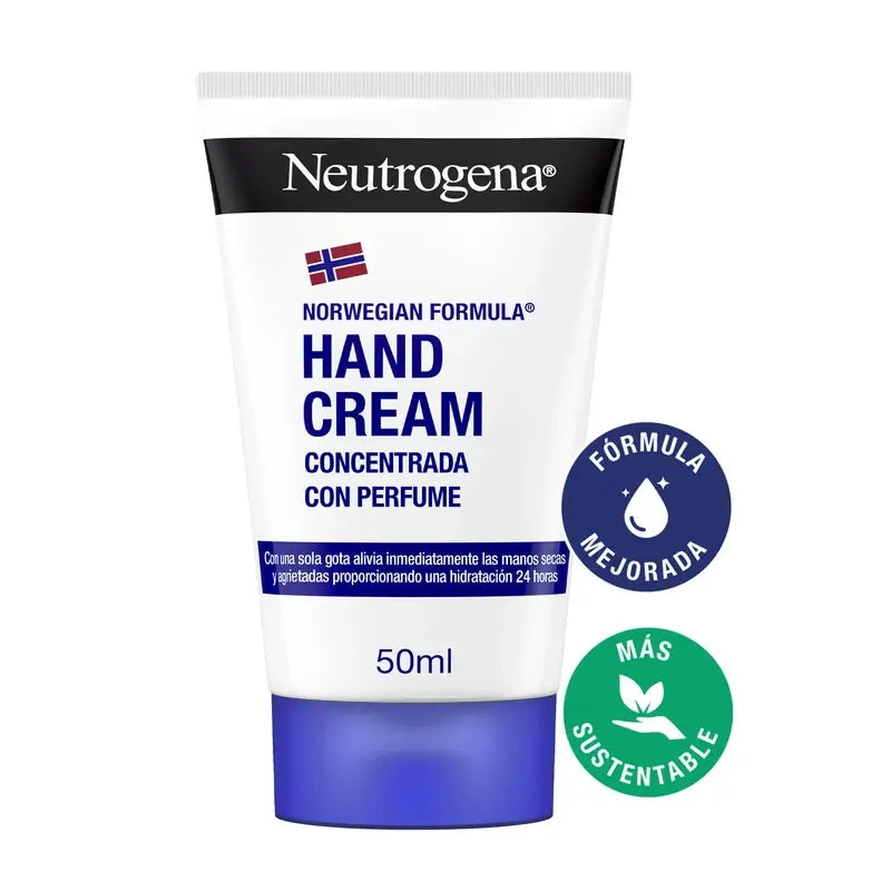 Neutrogena Concentrated Repairing Hand Cream with Fragrance, 2X50 Ml