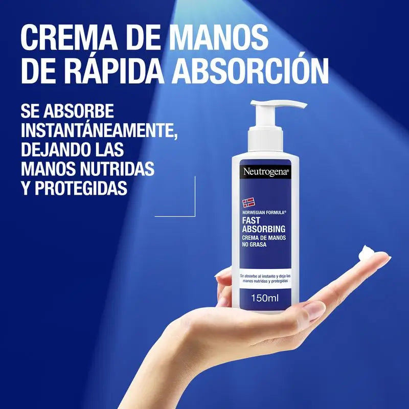 Neutrogena Krém na ruky s rýchlym vstrebávaním a ľahkou textúrou, 150 ml