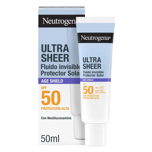 Neutrogena Ultra Sheer neviditeľný protistarnúci krém s faktorom SPF 50, 50 ml