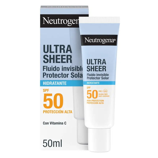 Neutrogena Ultra Sheer neviditeľný hydratačný krém s SPF 50, 50 ml