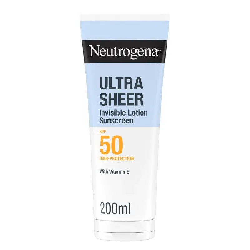Neutrogena Ultra Sheer neviditeľný hydratačný krém SPF 50, 200 ml