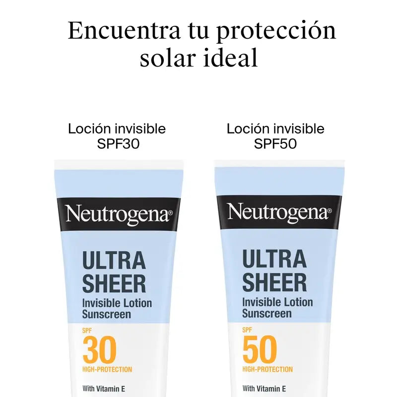 Neutrogena Ultra Sheer neviditeľný hydratačný krém SPF 50, 200 ml